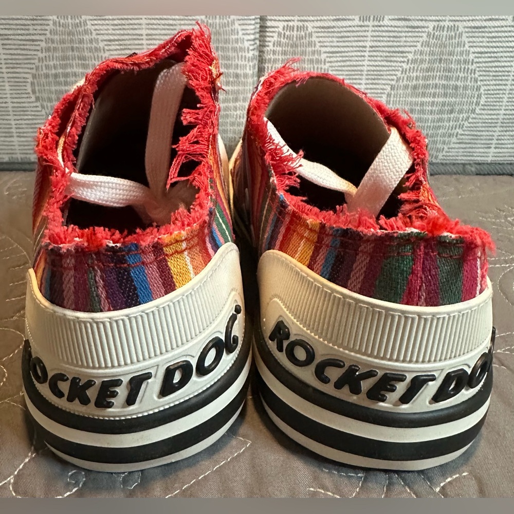 Rocket Dog Women’s Jazzin Stripe Sneakers NWT Size 8.5 - Picture 4 of 10